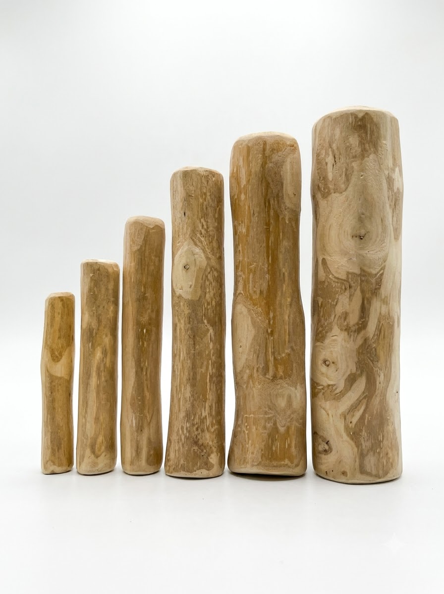 Natural coffee wood chew stick for dogs - sustainably harvested non-splintering dog chew from Vietnam